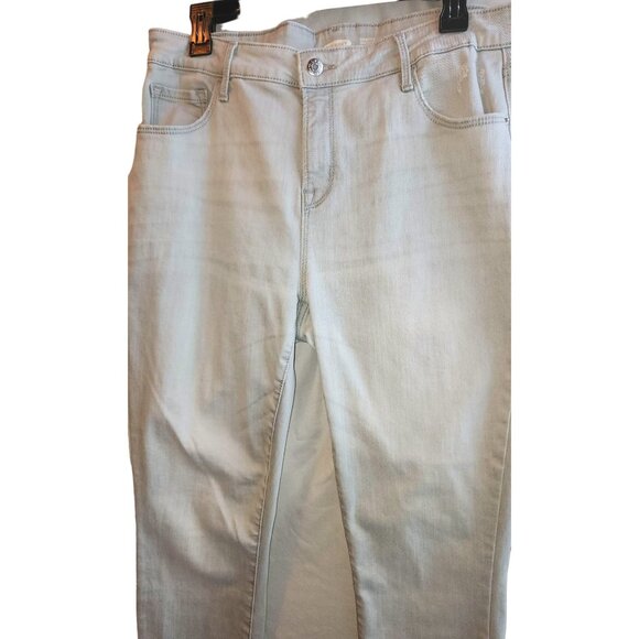 Old Navy Rockstar Light Gray Womens Denim Jeans - Picture 2 of 10
